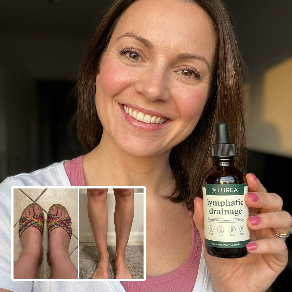 Ergebnis nach Anwendung der Lurea® Lymphdrainage-Tropfen