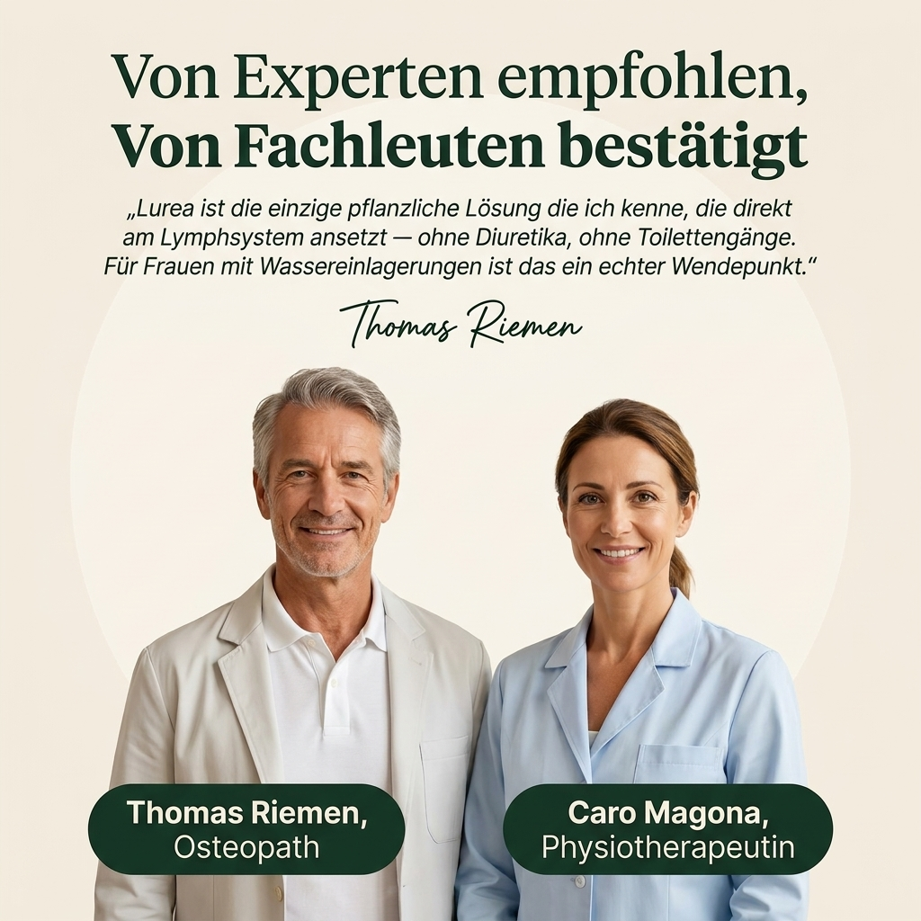 Experten-Empfehlung für Lurea® Lymphdrainage-Tropfen