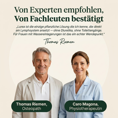 Experten-Empfehlung für Lurea® Lymphdrainage-Tropfen