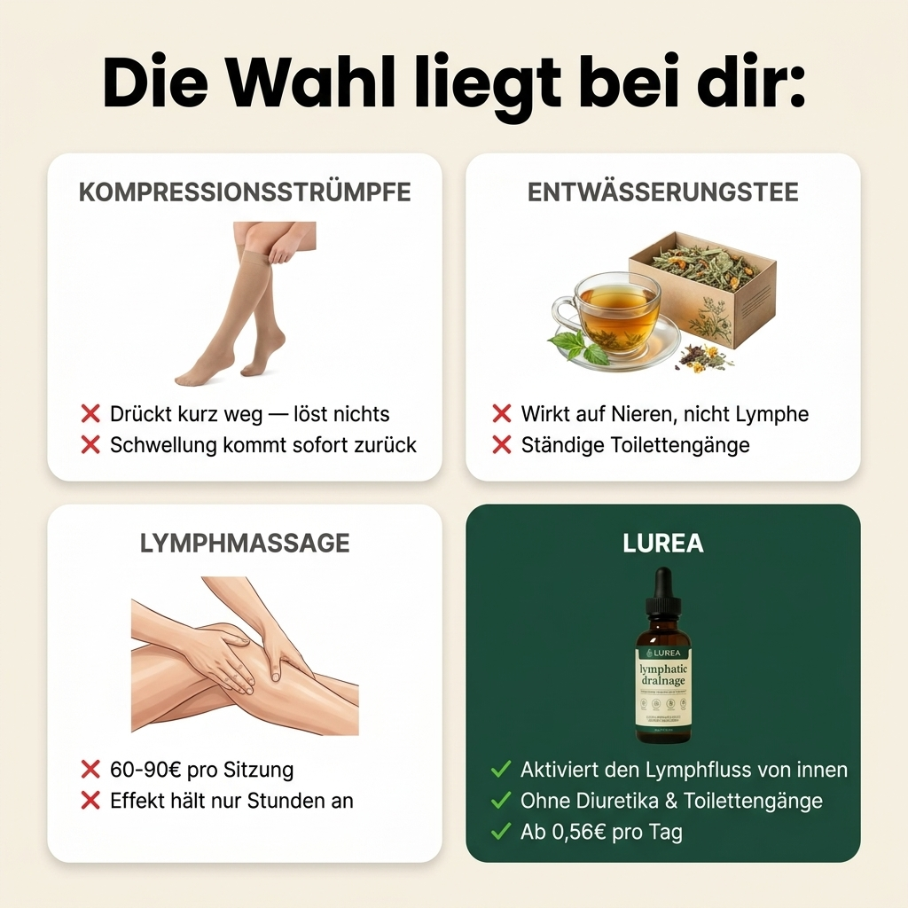 Vergleich Lurea vs. herkömmliche Entwässerungs-Lösungen