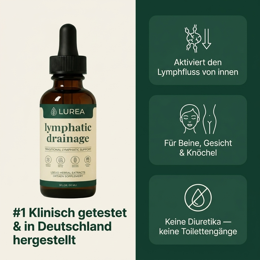 Lurea® Lymphdrainage-Tropfen Fläschchen mit Pipette