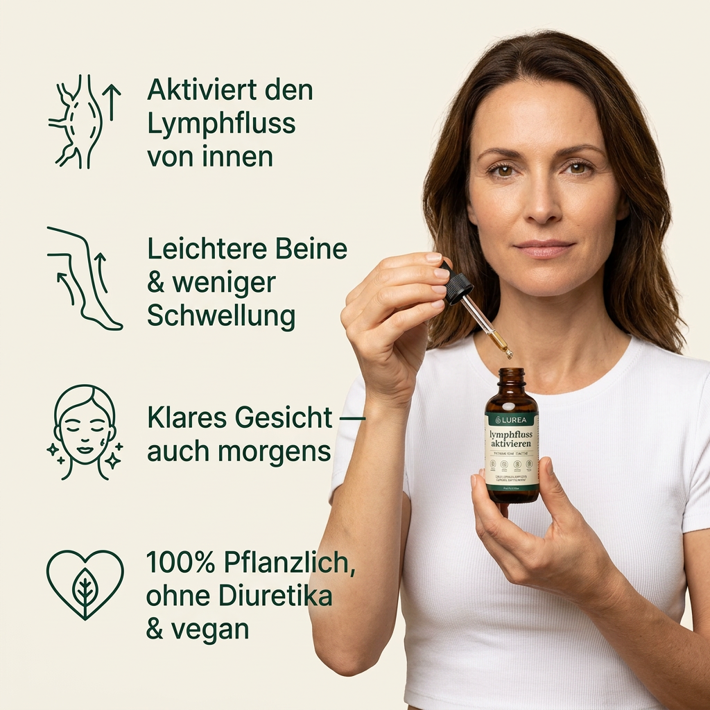 Lurea® Lymphdrainage-Tropfen Produktflasche